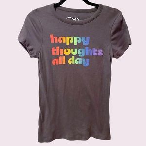 Happy thoughts graphic tee